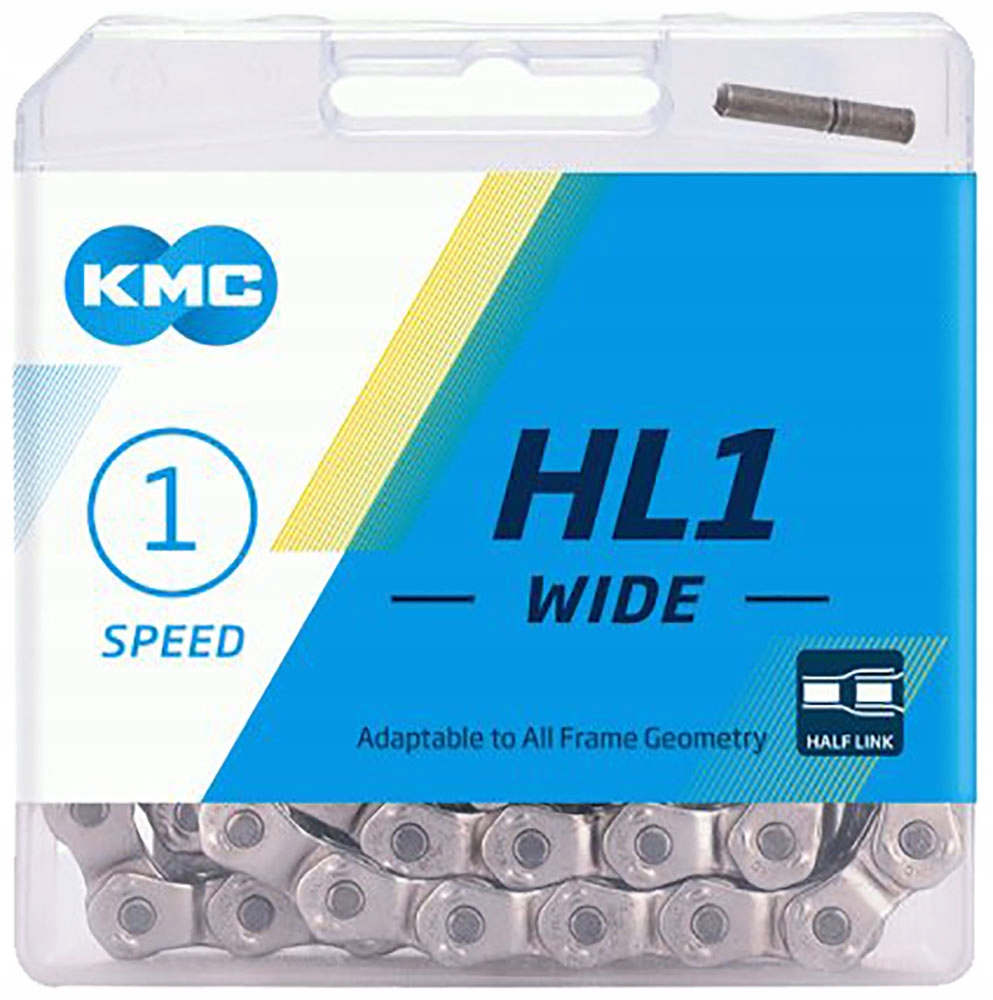 KMC K1 Wide Singlespeed łańcuch 100 ogniw BMX tor