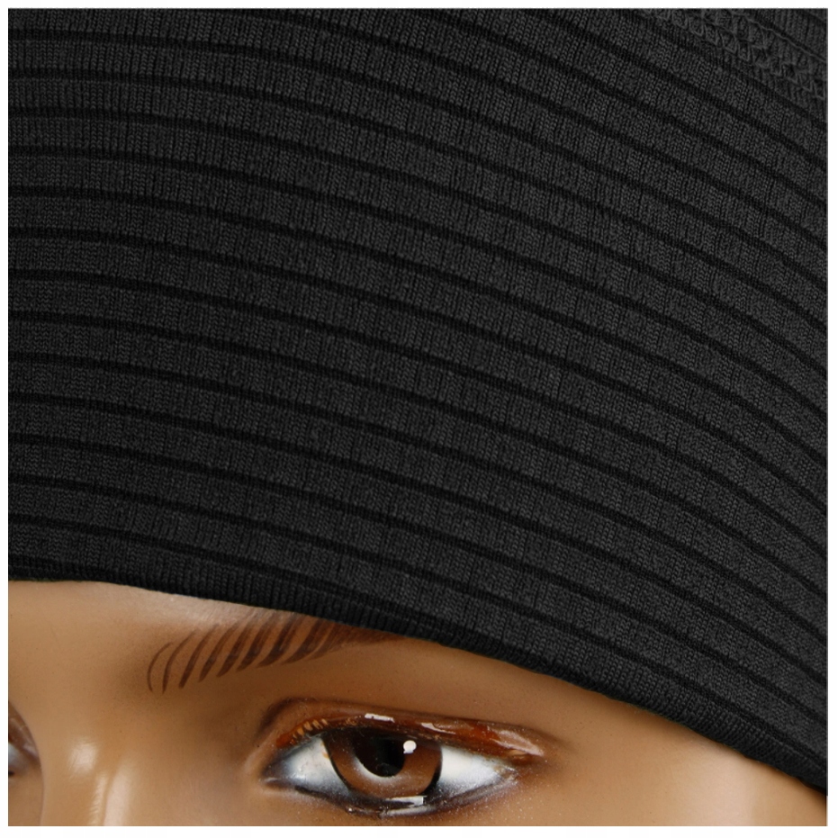 Czapka Termoaktywna Sportowa MIL-TEC QUICK DRY CAP Oddychająca Czarna Rozmiar uniwersalny