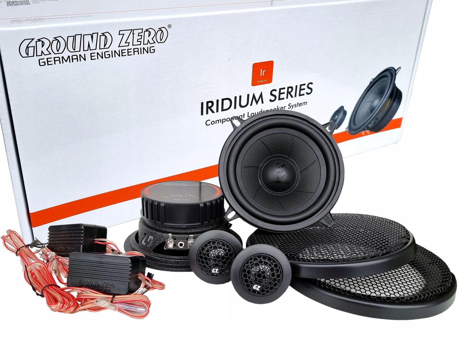 Ground Zero Gzic 130.2 reproduktory 130 mm 13 cm sada audio systém výhybky