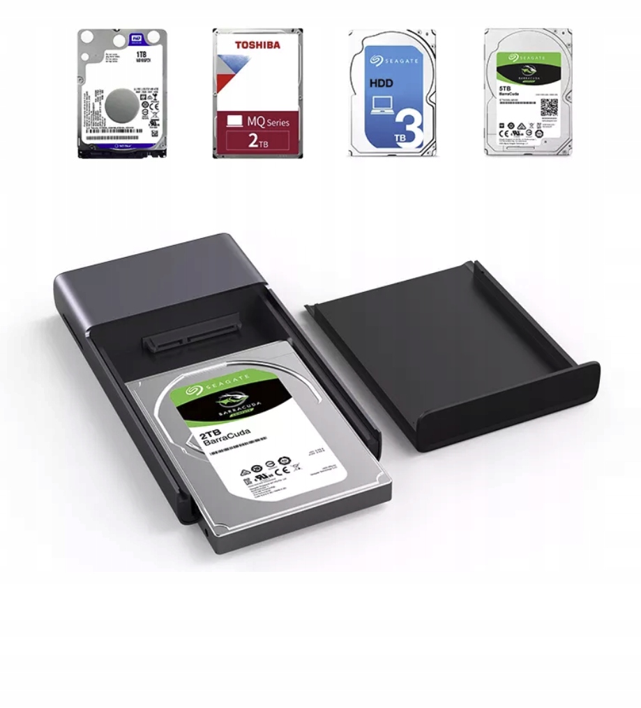 HUB USB-C 4x USB SD/TF Obudowa na Dysk Marka Inna