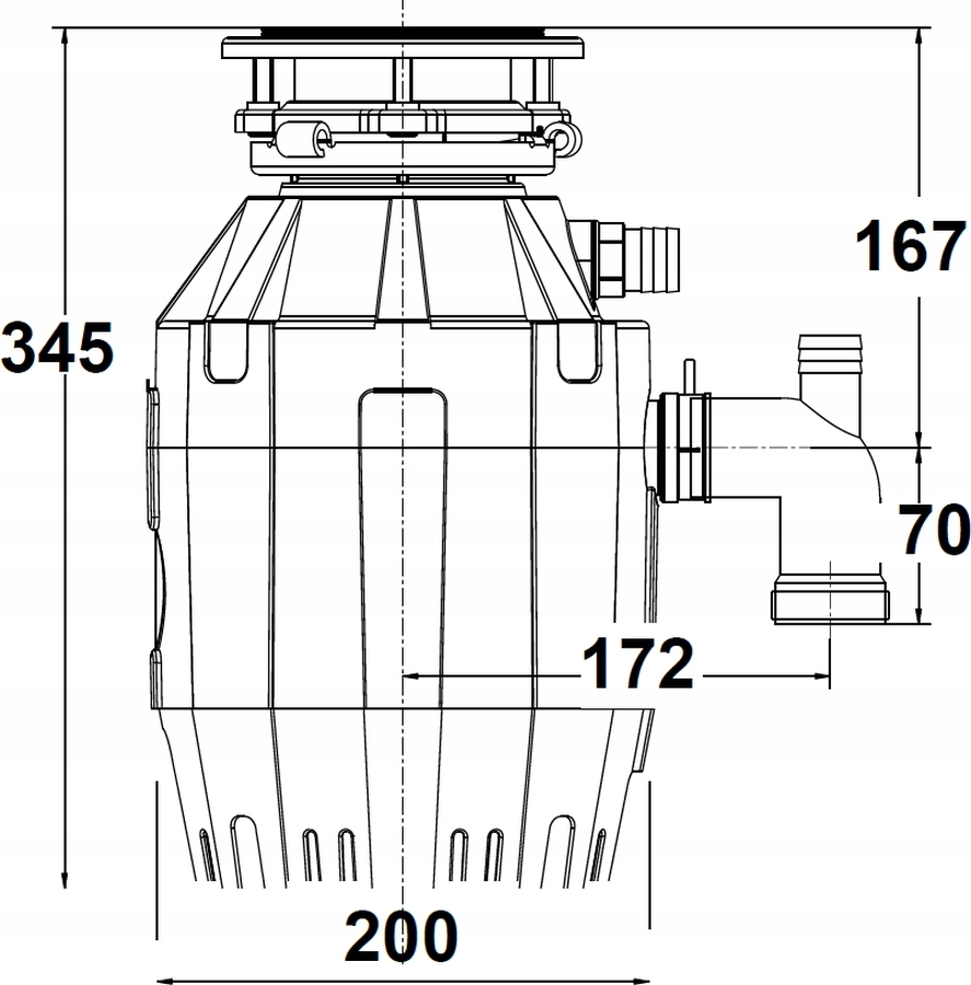 MŁYNEK DO ODPADÓW FRANKE TURBO ELITE TE-50 Marka Franke