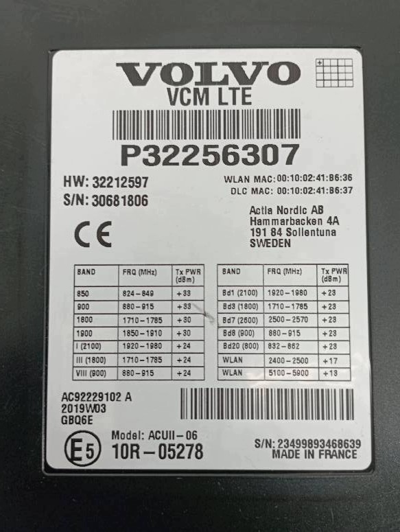modulo VCM P32256307 Volvo XC 90 II (2015- )