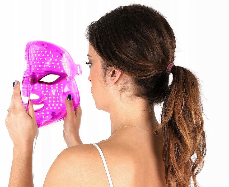 Maska LED 7w1 Terapia Fotonowa odmłądzanie Marka inna marka
