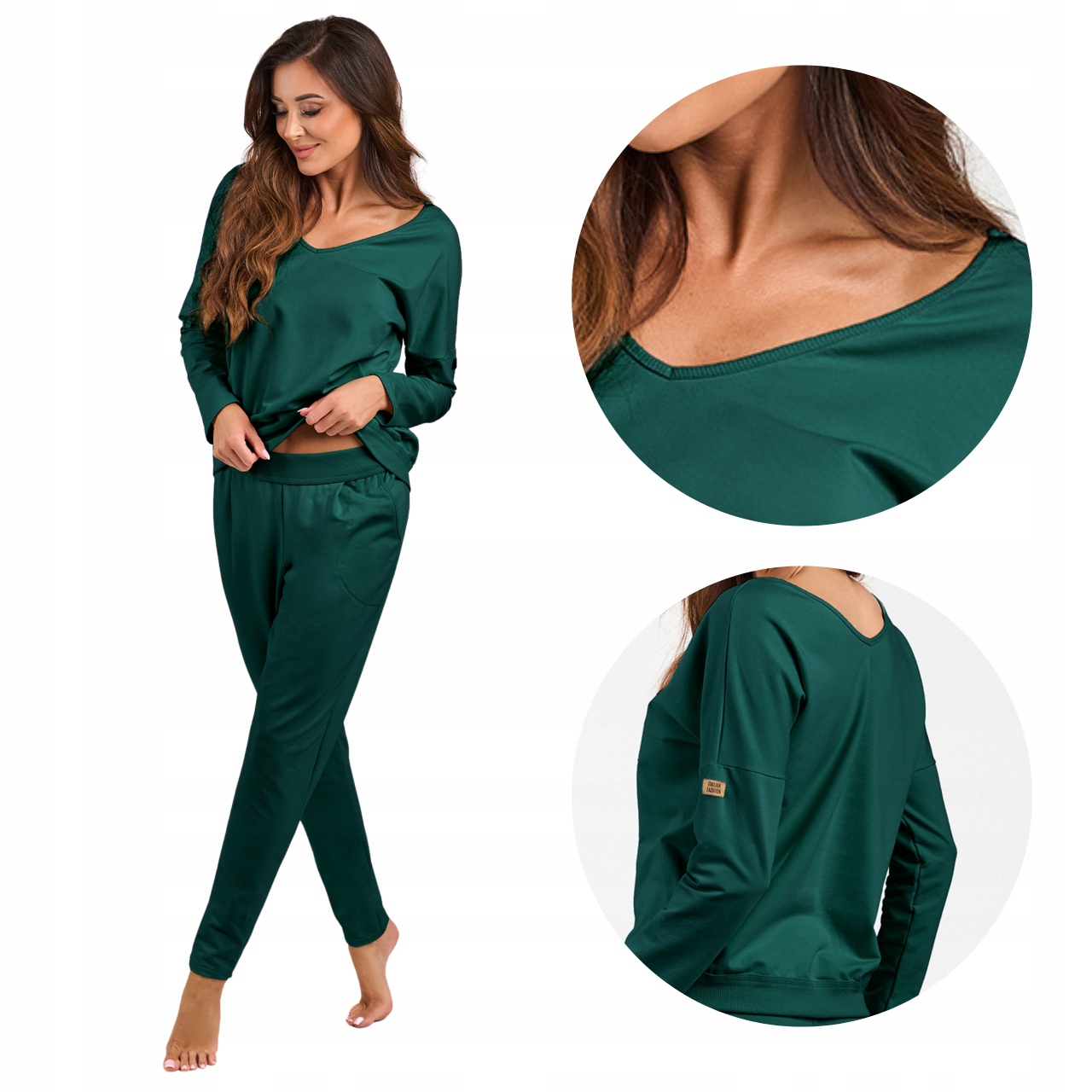 Dámská bavlněná Tepláková Souprava XL Karina Italian Fashion