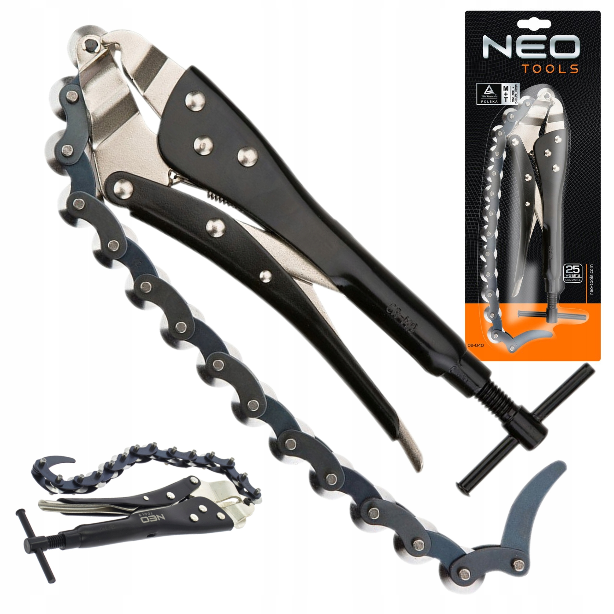 Neo Nožnice Reťazový Rezač Na Rezanie Výfukových Potrubí 19-83 MM 02-040