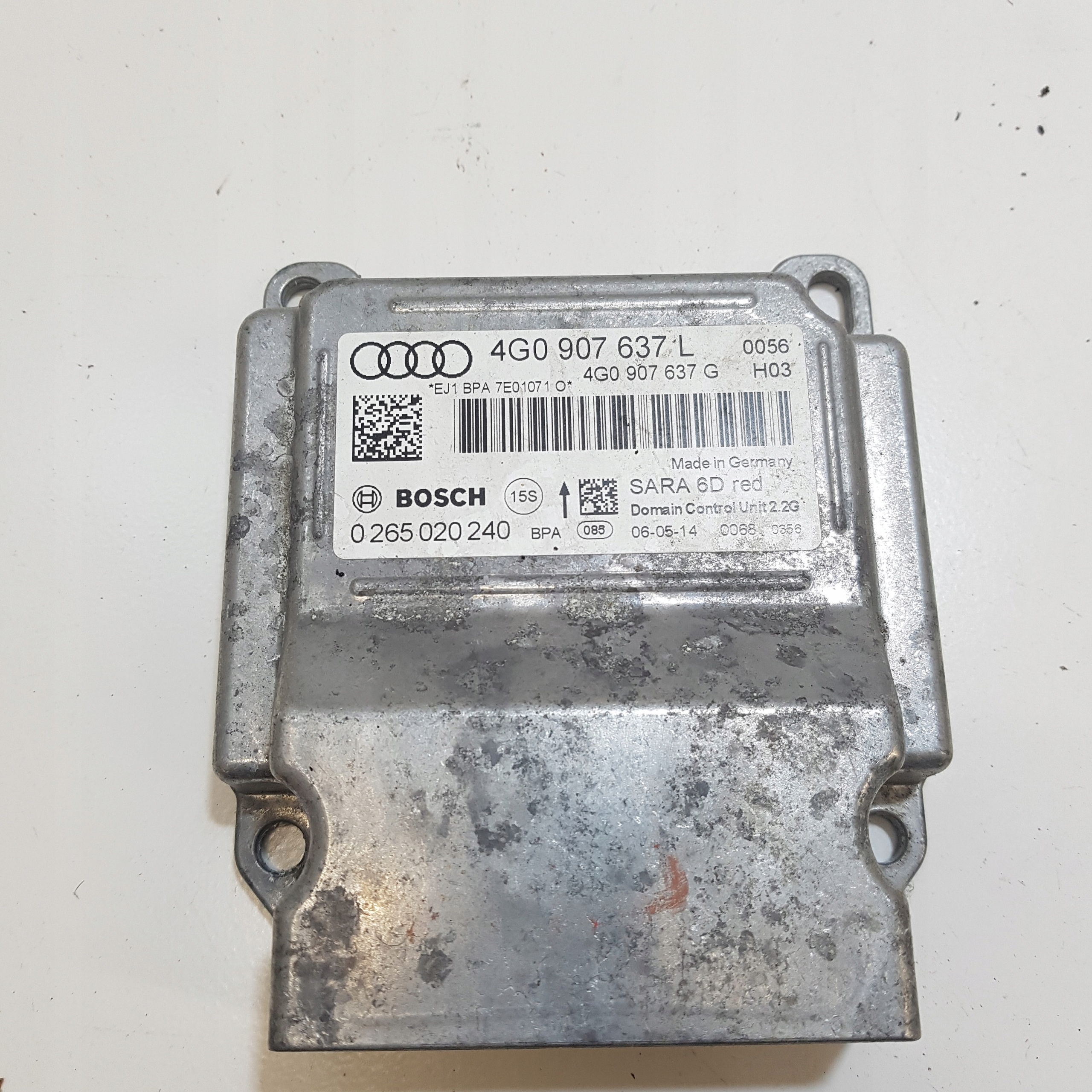 module control unit PRZYSPIESZNIA LAMBORGHINI HURACAN 4G0907637L