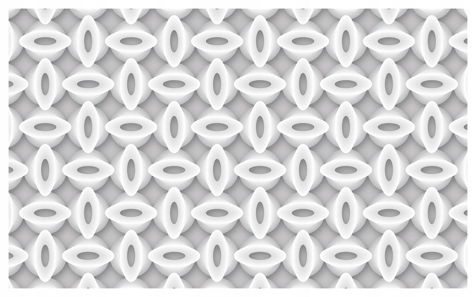 Fototapeta flizelina Bílé 3D figury na šedém pozadí abstrakce 300x210 lepidlo