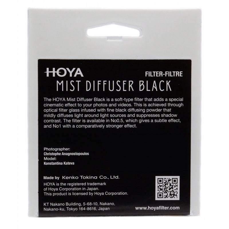 Filtr Hoya Mist Diffuser BK No 1 49mm Marka Hoya