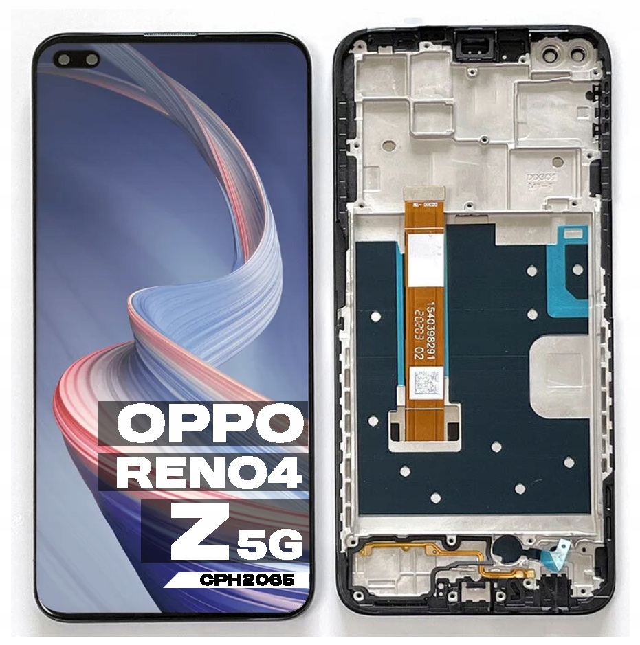 LCD displej dotykový displej pro Oppo Reno 4Z 5G CPH2065 Rámeček černý