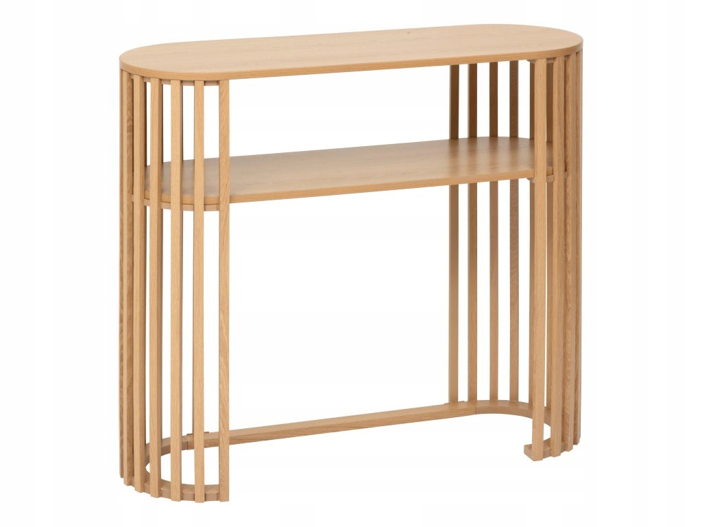 Lamelová konzola s policou Slat, 100 cm