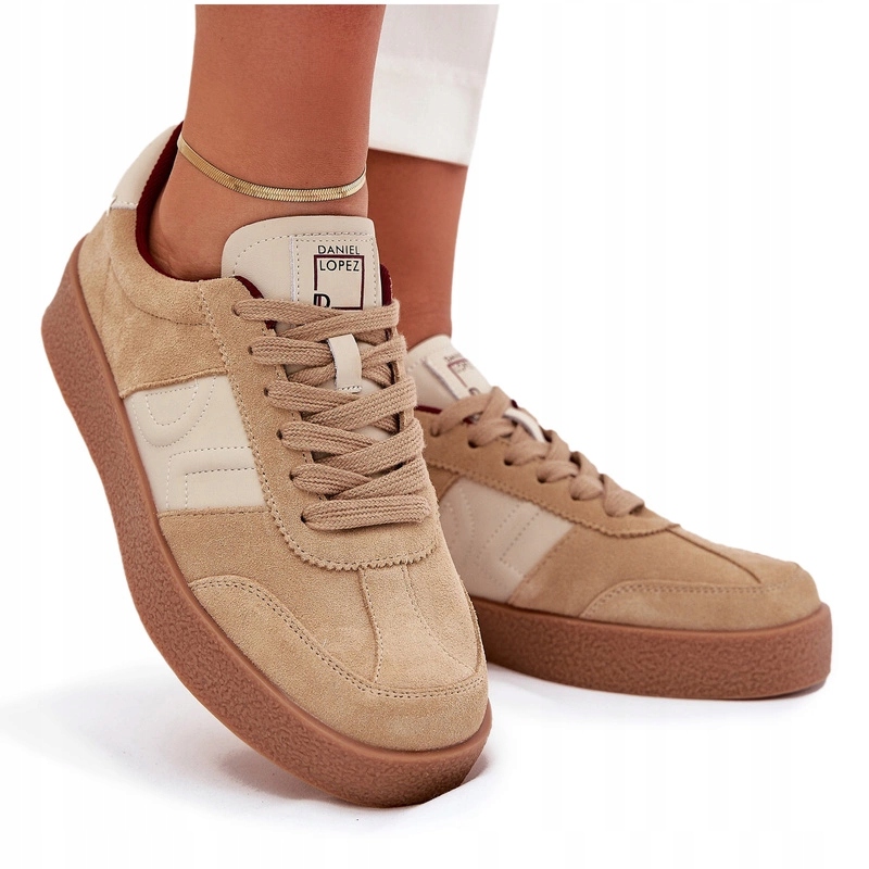 Dámské Semišové Tenisky Daniel Lopez Just Dare SS2D4022 Béžové 36