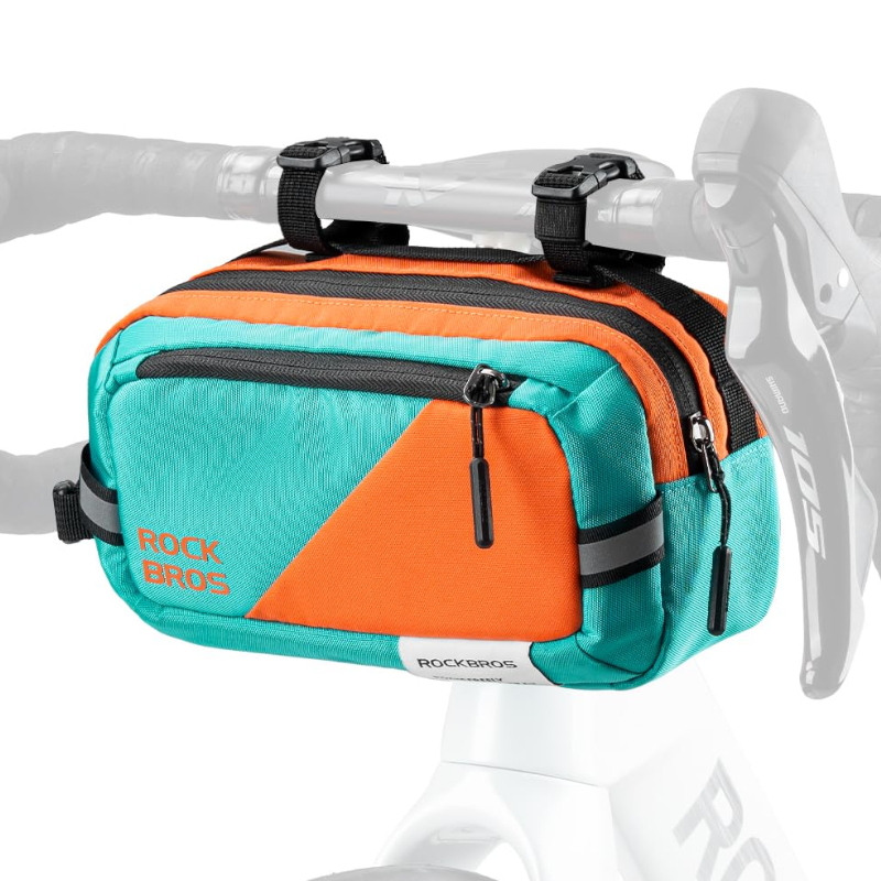 Sakwa Rowerowa Na Kierownicę Torba Na Rower Z Paskiem Pojemna 2,5L Saszetka