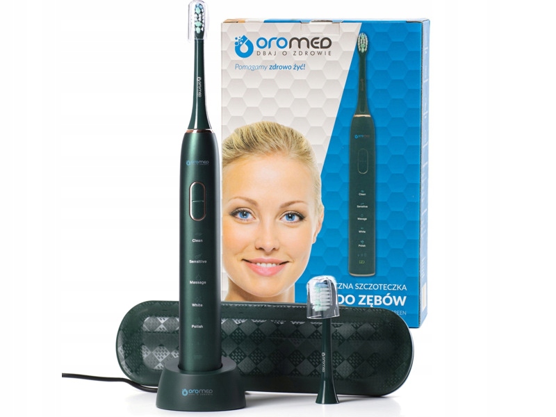 Szczoteczka soniczna Oromed Oro-brush Zielony