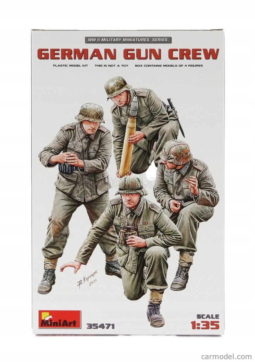 Miniart Accessories German Gun Crew Military Figures 1:35