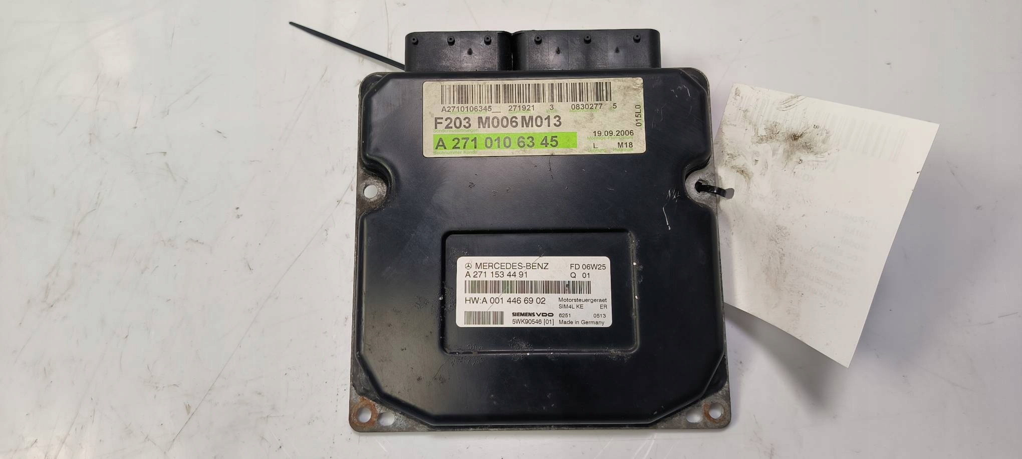 computer A2710106345 Motore mercedes-BENZ C 160