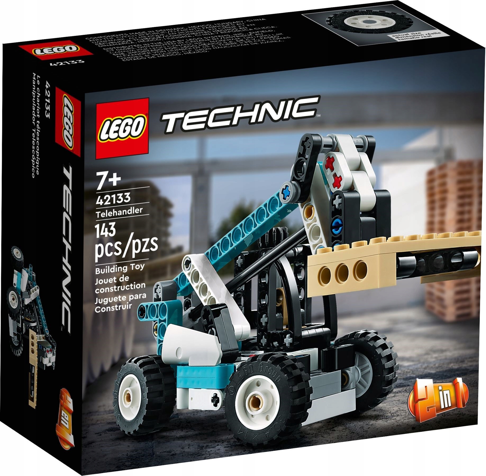 Lego Technický Teleskopický Nakladač Sada 42133
