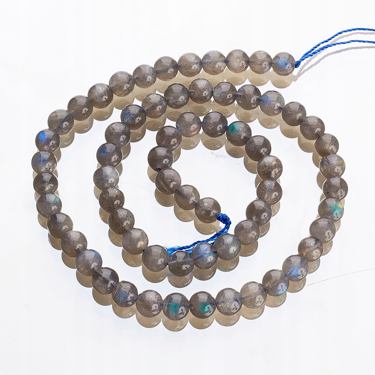 Přírodní Labradorit třída Aa 6mm 66ks/39cm/nic