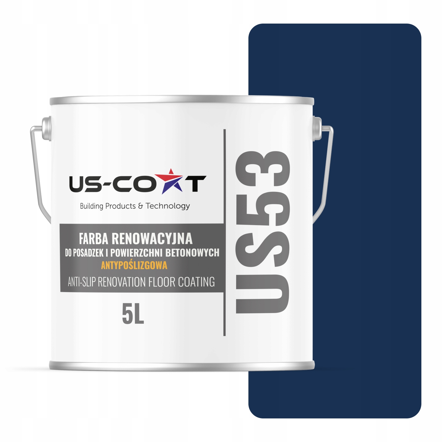 Renovačná Farba Na Podlahy Protišmyková Modrá Kobaltová 5013 5 L