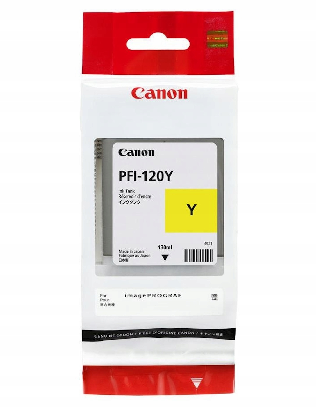 Tusz Canon PFI-120Y 2888C001 Žltý Yellow imagePROGRAF TM-355 TM-200 TM-255