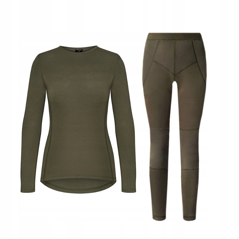 Bielizna damska Bambus Merino Wool komplet XXL