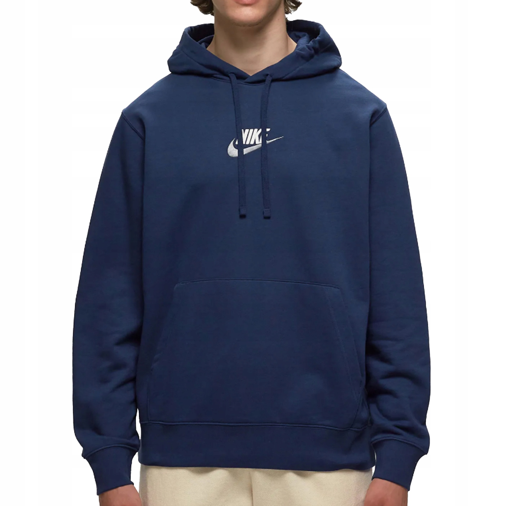 Nike pánská sportovní mikina s kapucí, modrá klokanka FB7788-410 XL