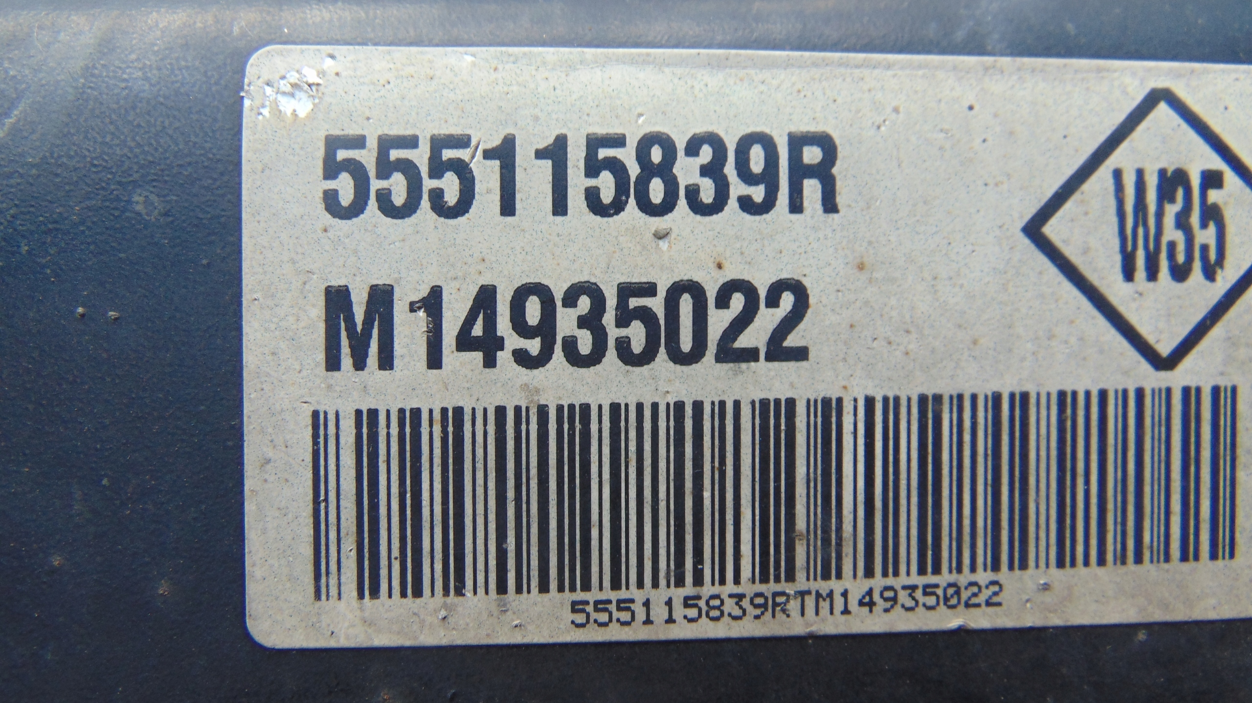 sider axis springing rear part PNEUMATYKA RENAULT MASTER IV 19-25R