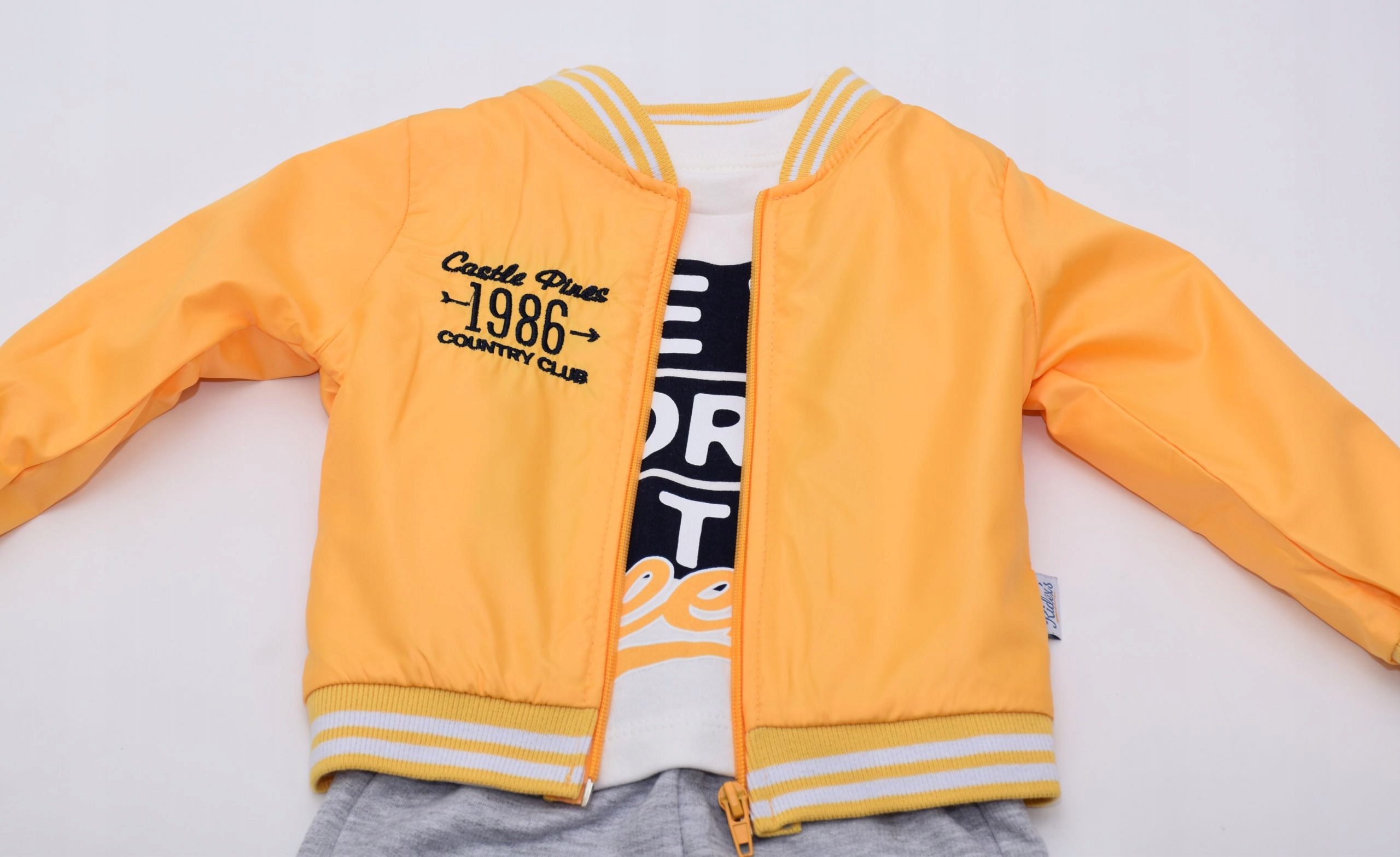 ZESTAW 3 CZ. KURTKA, KOSZULKA, SPODNIE DRESOWE R74 Rozmiar (new) 74 (69 - 74 cm)