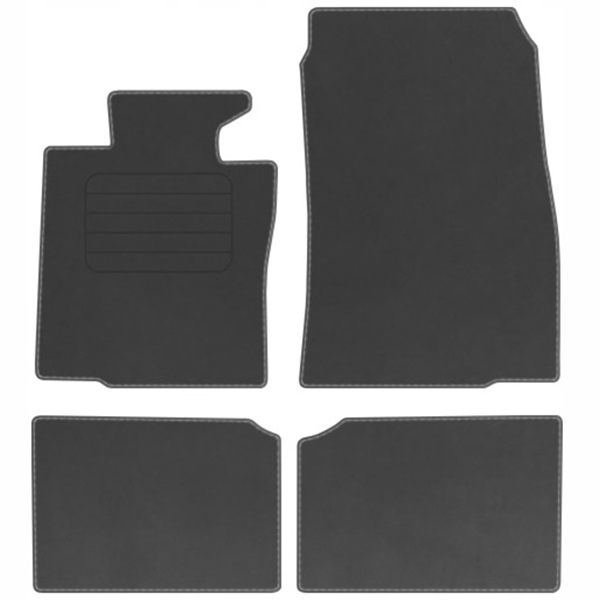 Mini Countryman I R60 2010-2017 Velurové koberce Comfort Grafit stopky