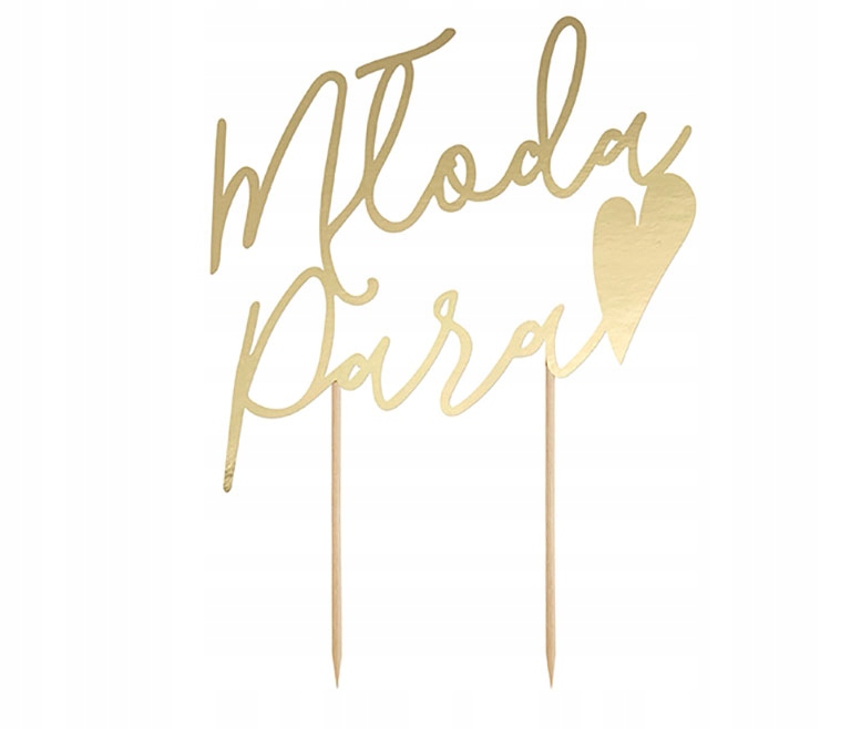 TOPPER ŚLUBNY NA TORT kpt29 weselny figurka ślub wesele na stół dekoracja