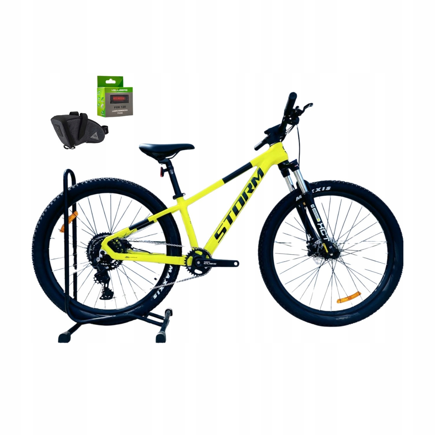 Rower 27,5 Storm Mtb Raptor 2.0 Cues 13" żółto-czarny