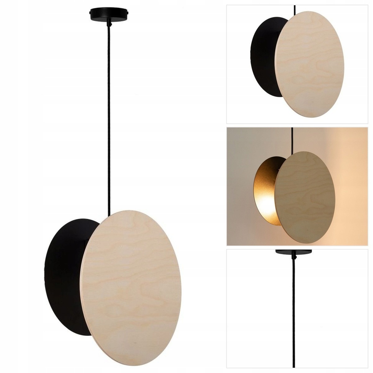 Závěsná hnědá Tola moderní jemné světlo v jídelně Sigma Lighting