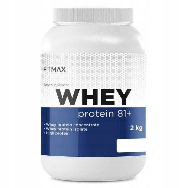 FitMax Whey Protein 81+ 2000g vanilka