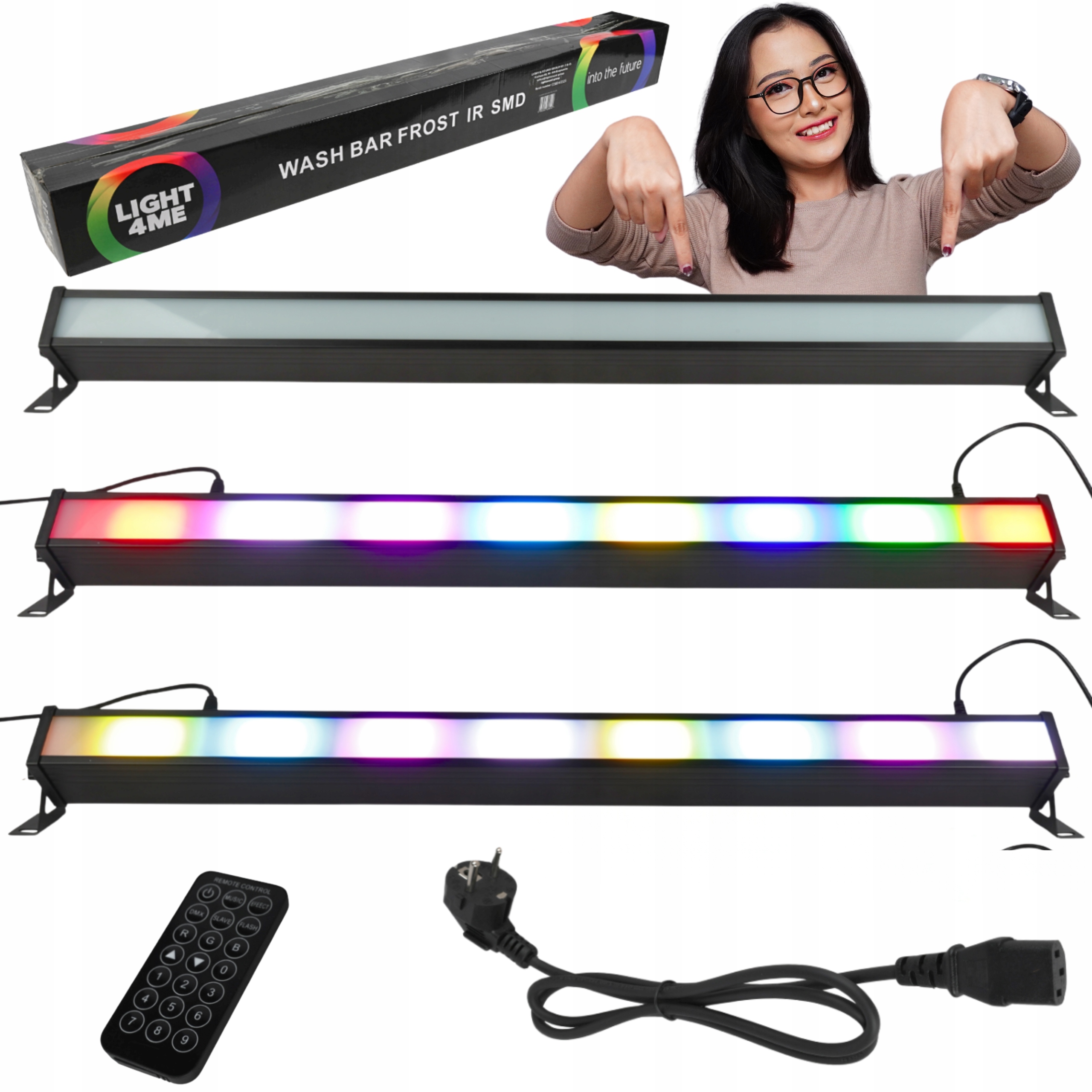 Led Barová Osvětlovací Lišta Wall Wash, Dekorace Světlem Frost 240X1.5W