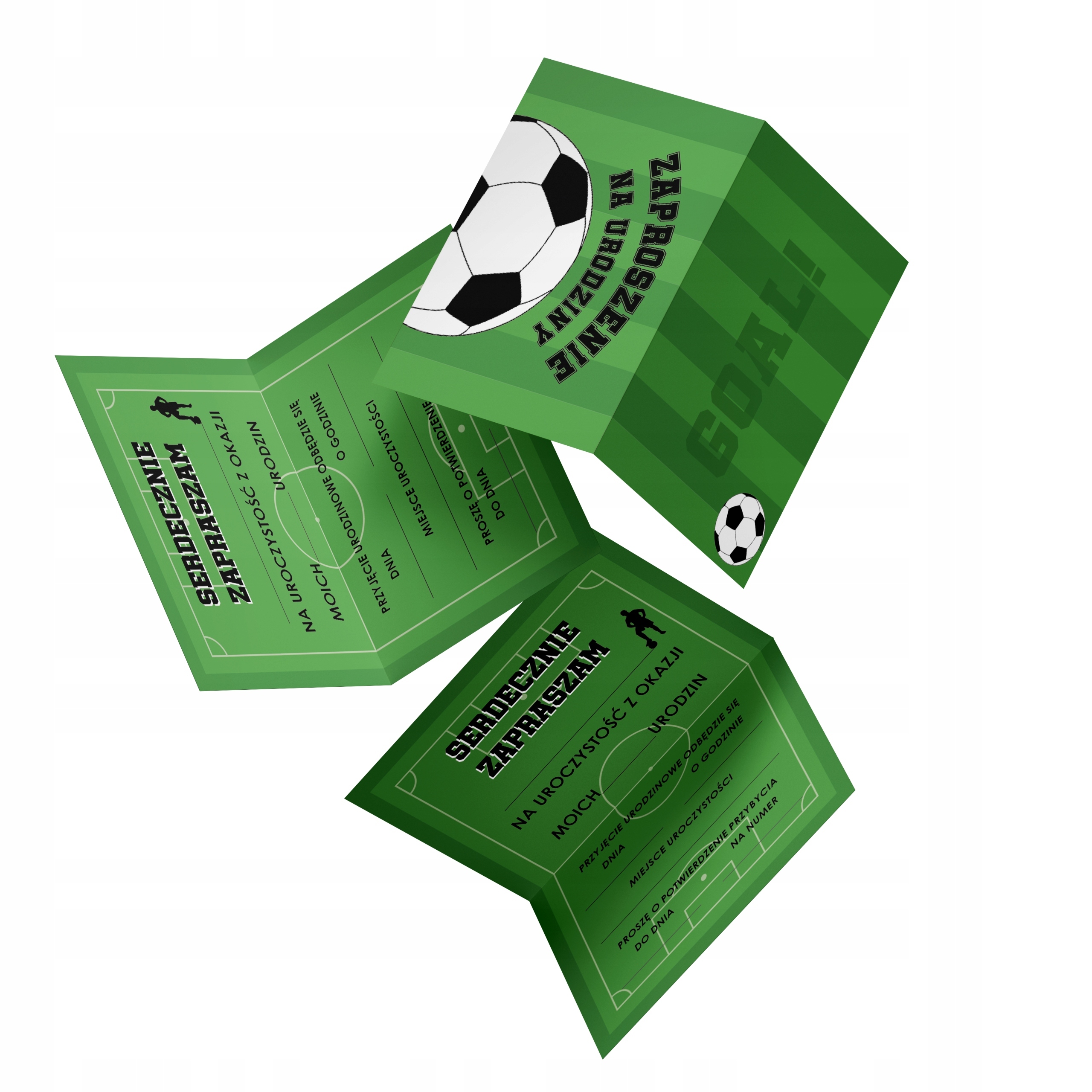 ZAPROSZENIE URODZINOWE DLA FANA PIŁKI NOŻNEJ + KOP Marka Dodo