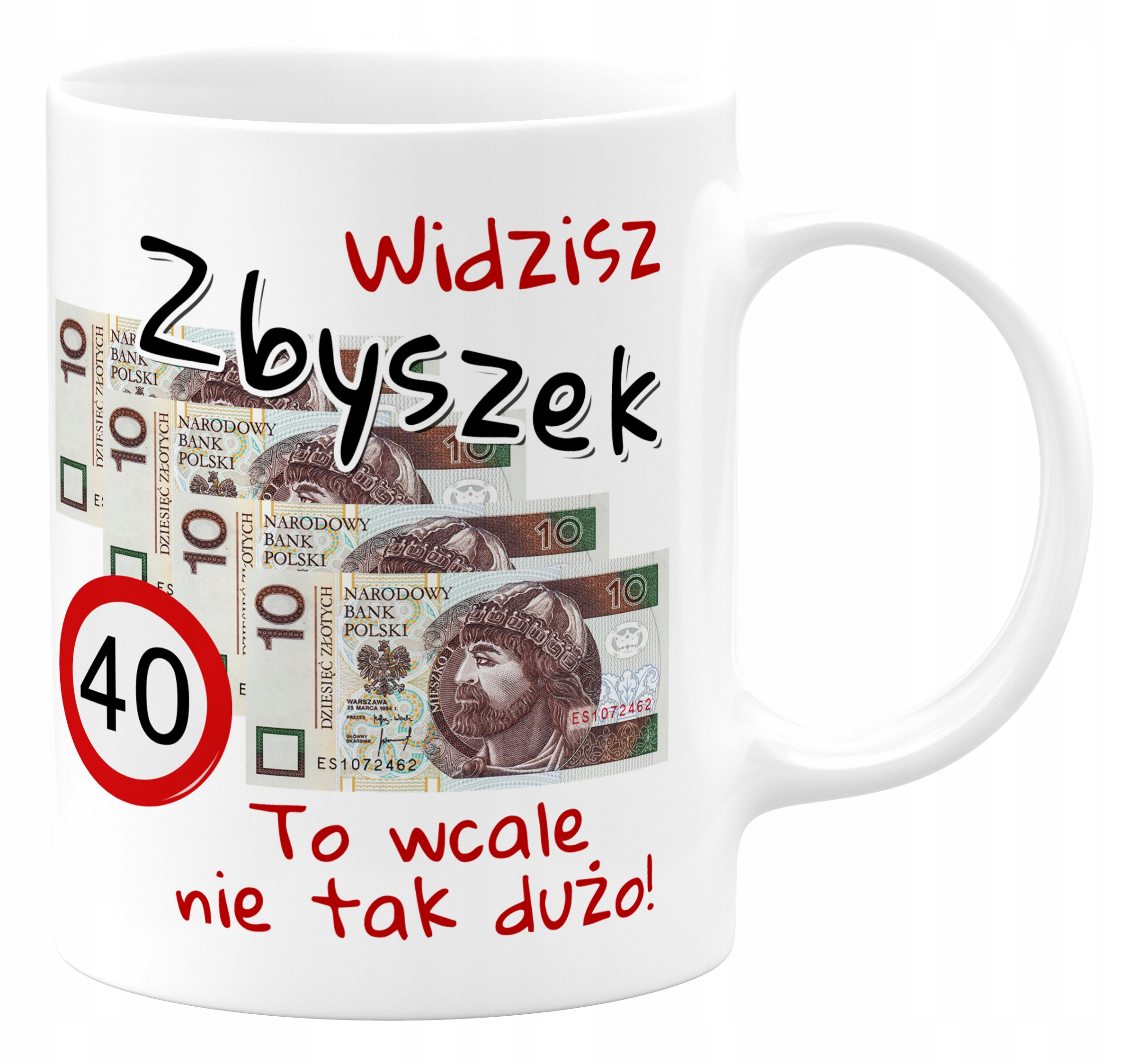 

Kubek na urodziny z imieniem 30 40 50 60 lat cyfra