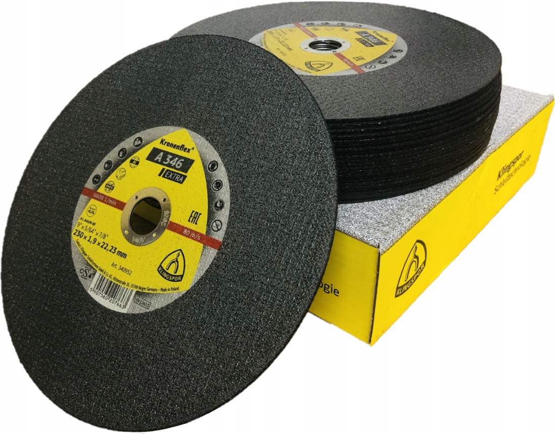 Tarcza do metalu 41 230x1.9x22 Klingspor A346 Extra Opakowanie 25 Sztuk