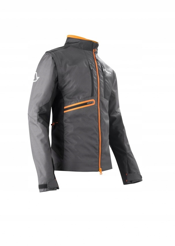 Acerbis Enduro bunda One čierno-oranžová športová enduro motocyklová