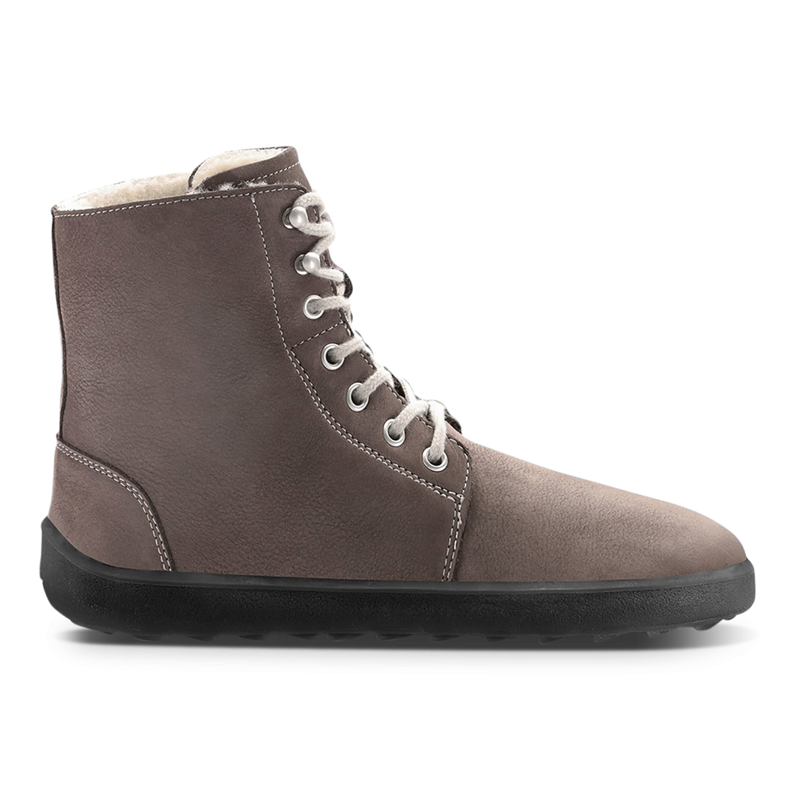 Botki barefoot zimowe skórzane damskie Be Lenka Winter 3.0 Chocolate 41