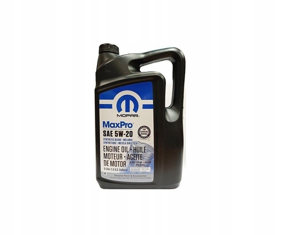 Motorový olej 5W20 5W-20 5L Mopar Chrysler Jeep Dodge