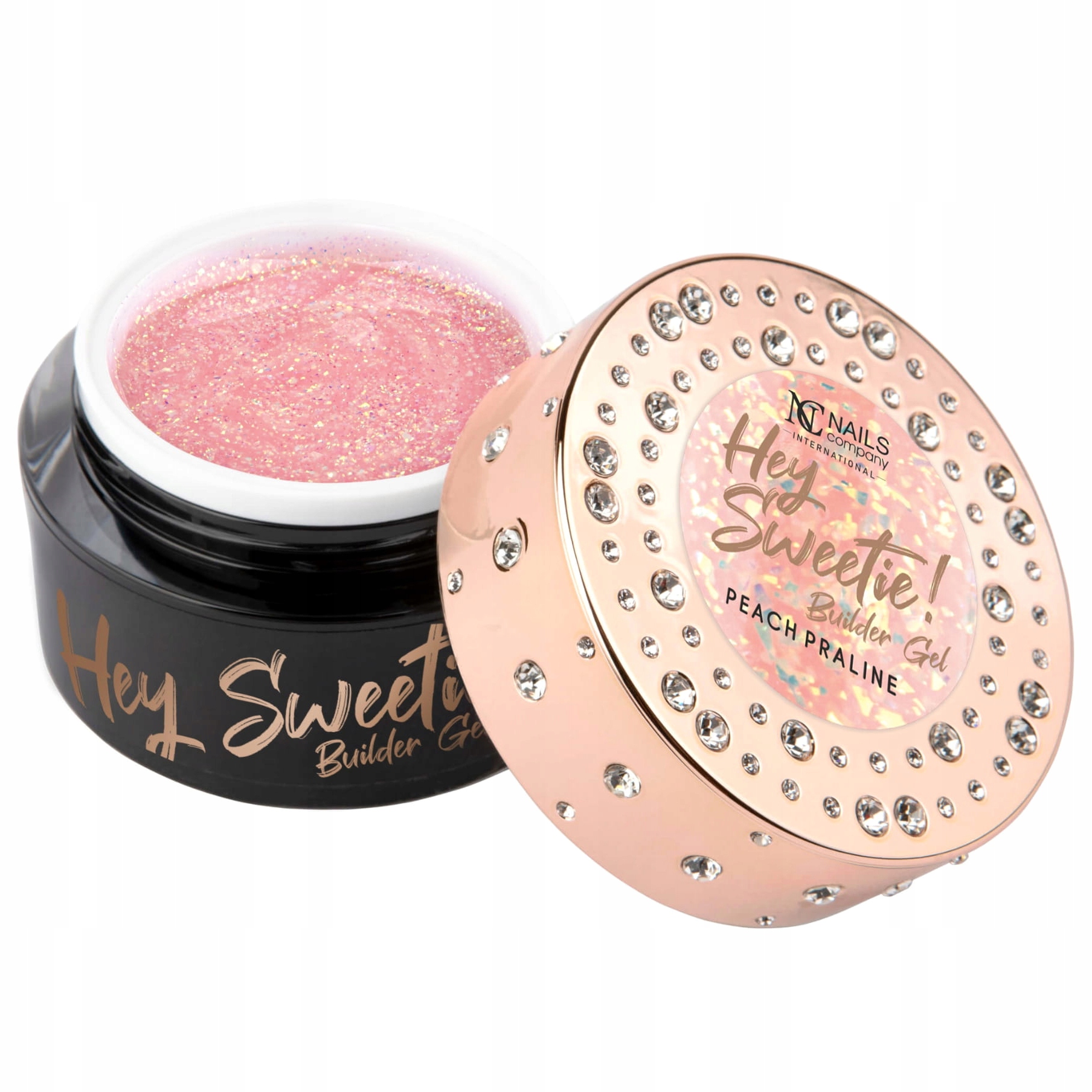 Nails Company Stavební Gel na nehty Hey Sweetie! 50 g Peach Praline