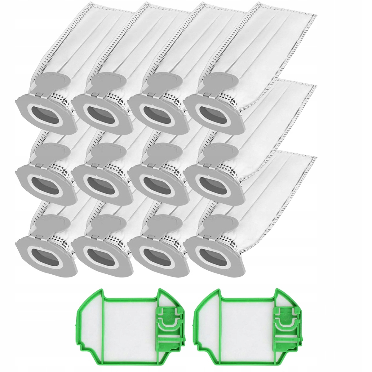 12 szt. Do Oryginalne Worki FP7 Vorwerk Kobold VK7 2 filtry