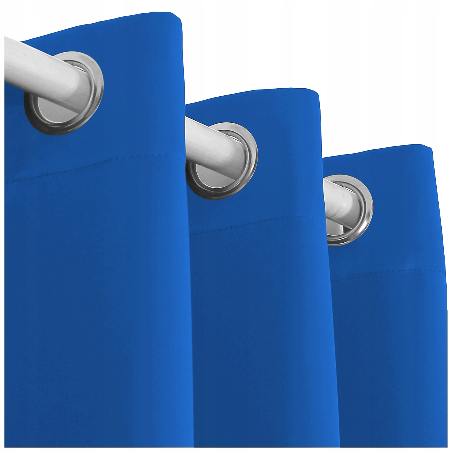 ZASŁONY MATOWE ZASŁONA PRZELOTKI 145x250 niebieski