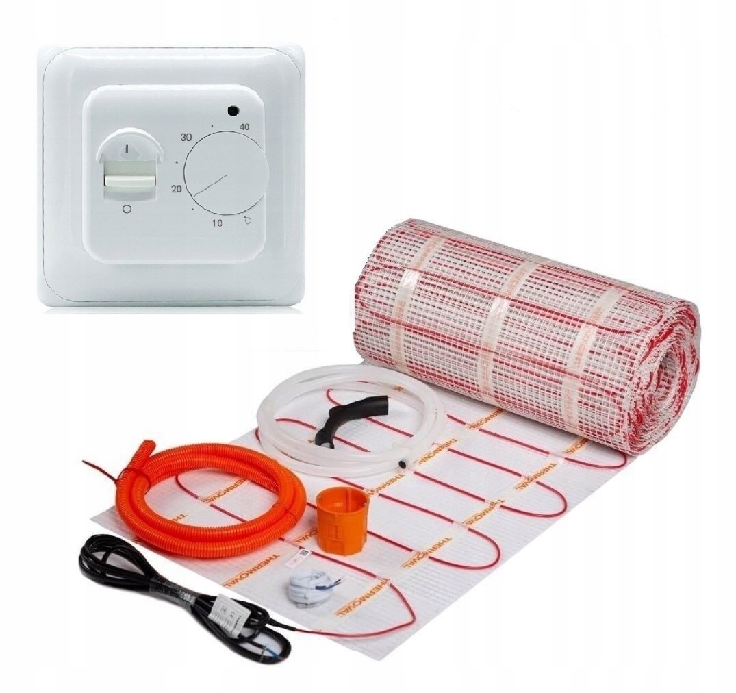 Mata Grzewcza Grzejna 170W/M2 Thermoval 20M2 Regulator PP05