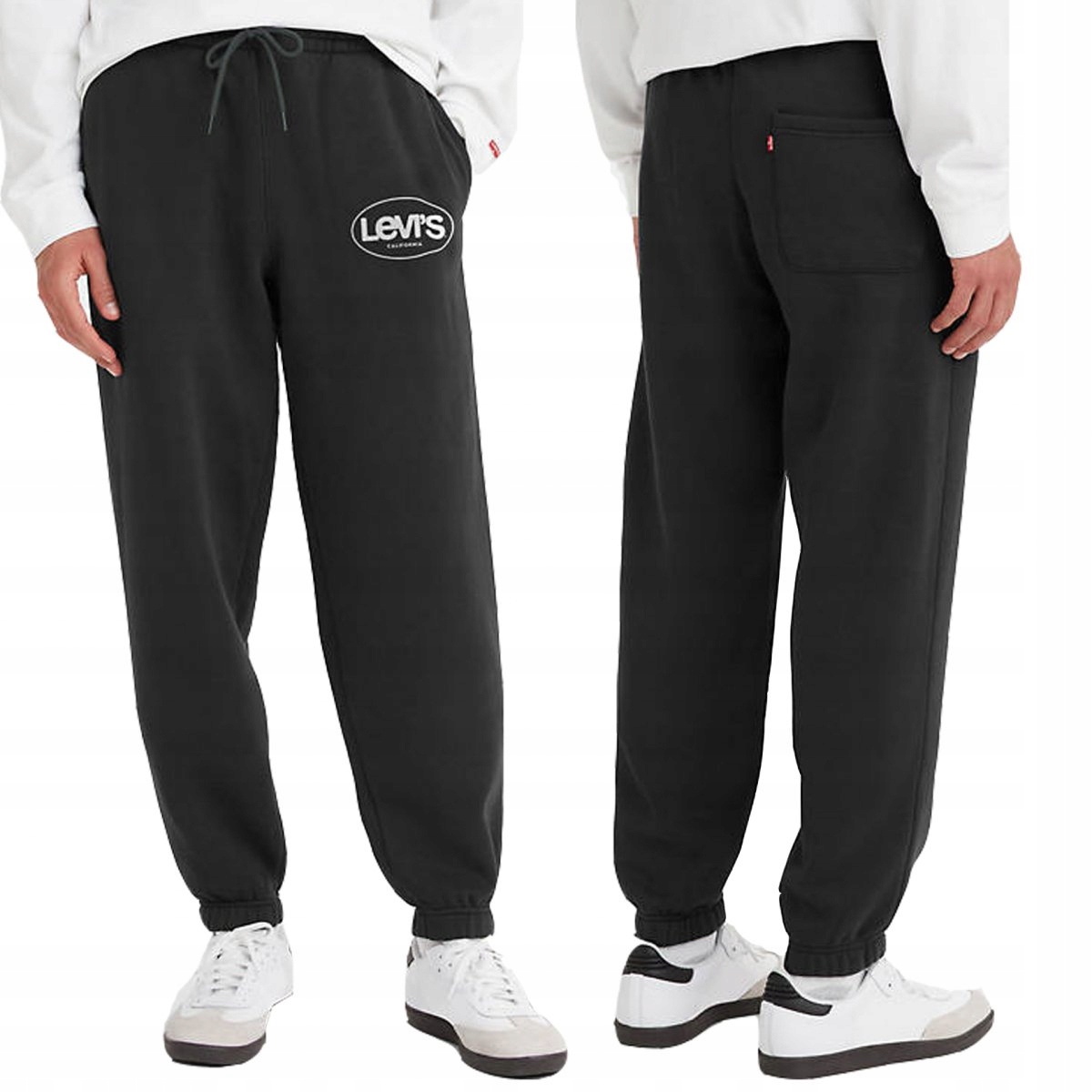 Levi's pánské černé tepláky Graphic Sweatpants A21770014 L