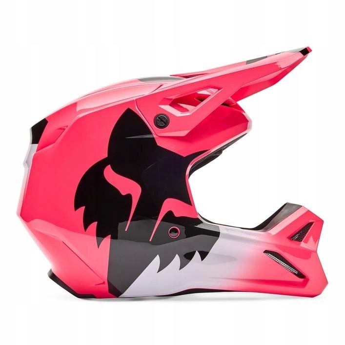 Motocyklová prilba Fox V1 Shield Pink ružová čierna Darčeky