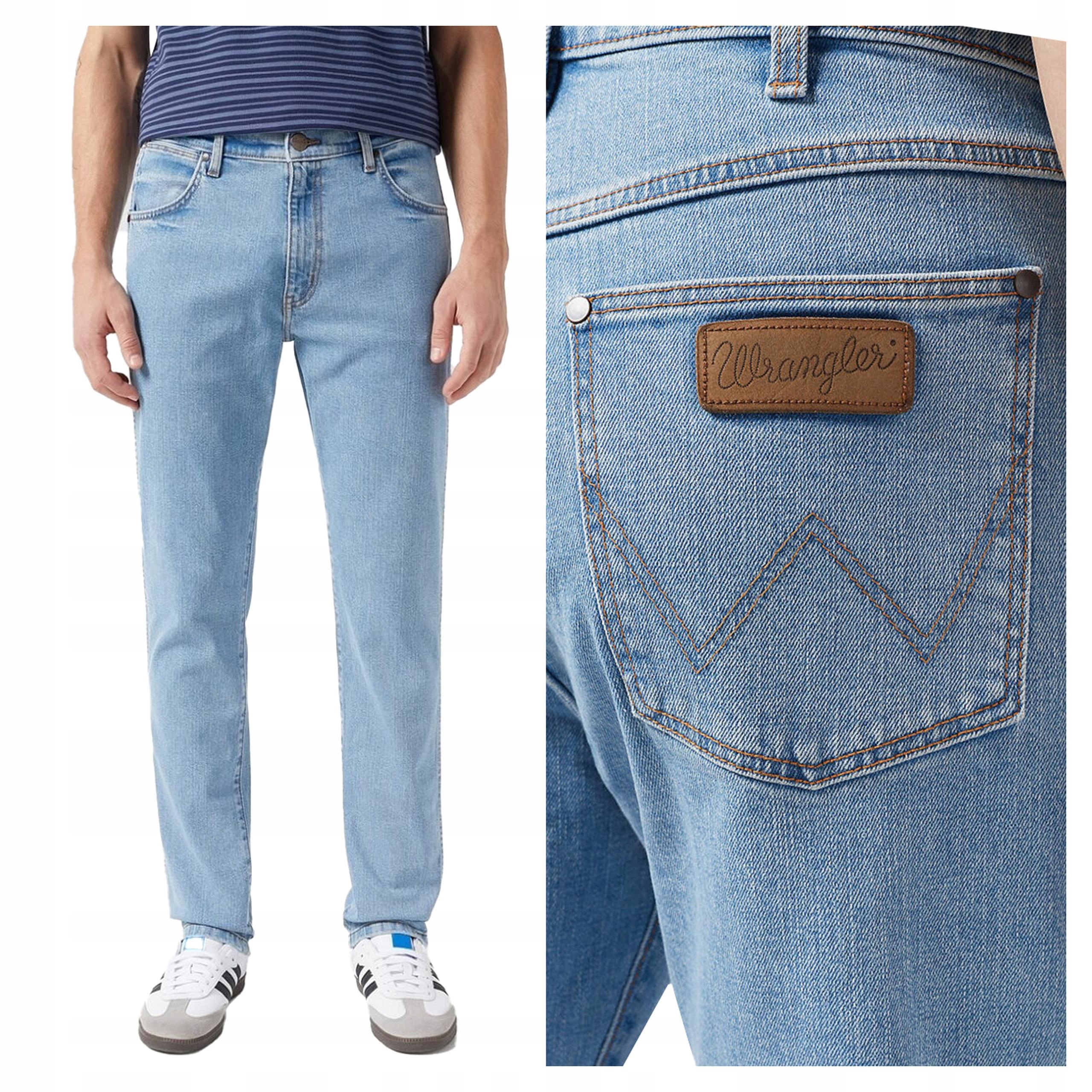 Wrangler Larston W30 L32 Pánské džínové kalhoty džíny Přiléhavé