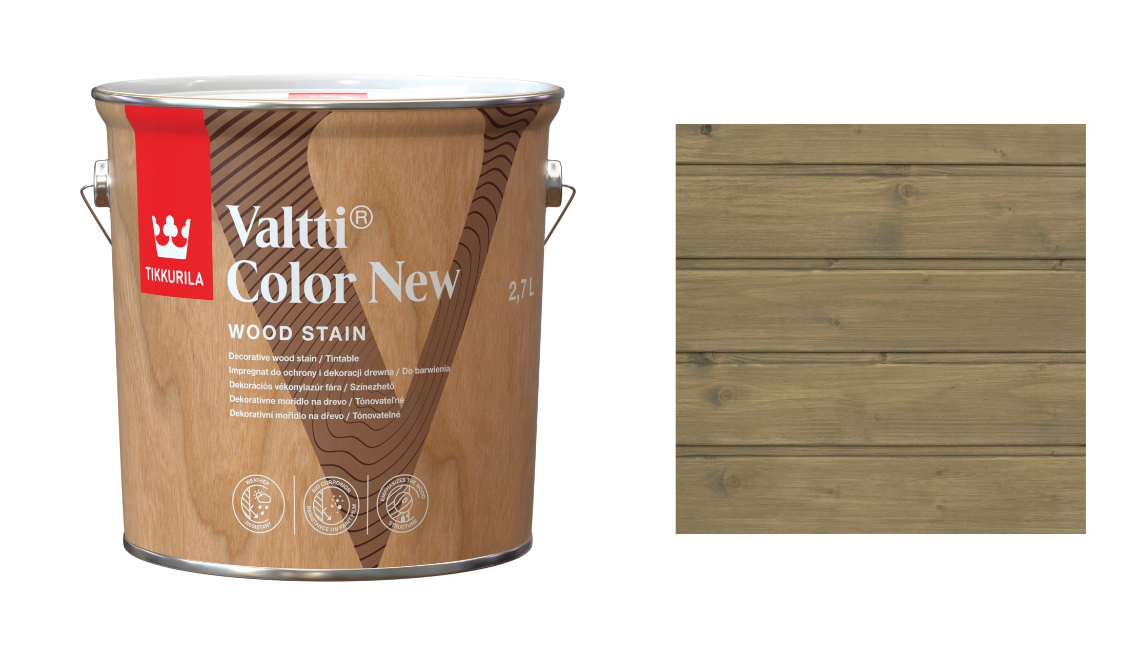 Tikkurila Valtti Color New 2,7L 227A Matsutake Ochranná Impregnace