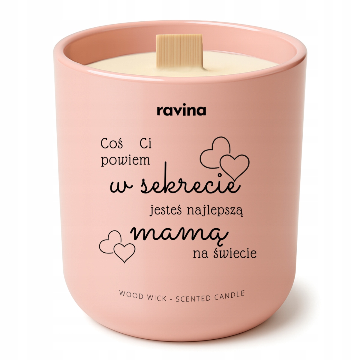ŚWIECA ŚWIECZKA DLA MAMY PREZENT DZIEŃ MATKI zapachowa perfumowana RAVINA