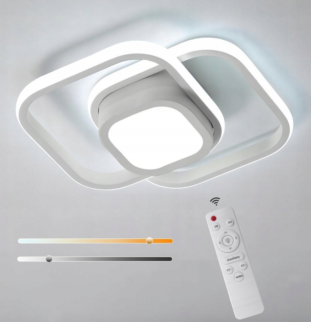 Stropní Svítidlo Stropní Svítidlo Led Čtverec Bílá 3000K-6500K Moderní Do Obývacího Pokoje