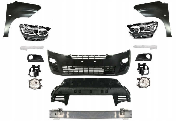 CITROEN BERLINGO III 3 2018+ KOMPLETNY PRZÓD MASKA